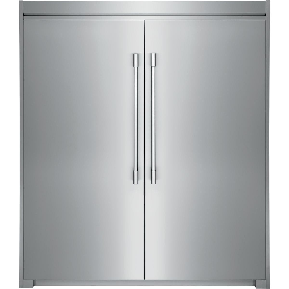 Column Set with 33 Inch Refrigerator and 33 Inch Freezer with 79" Flat Double Trim Kit