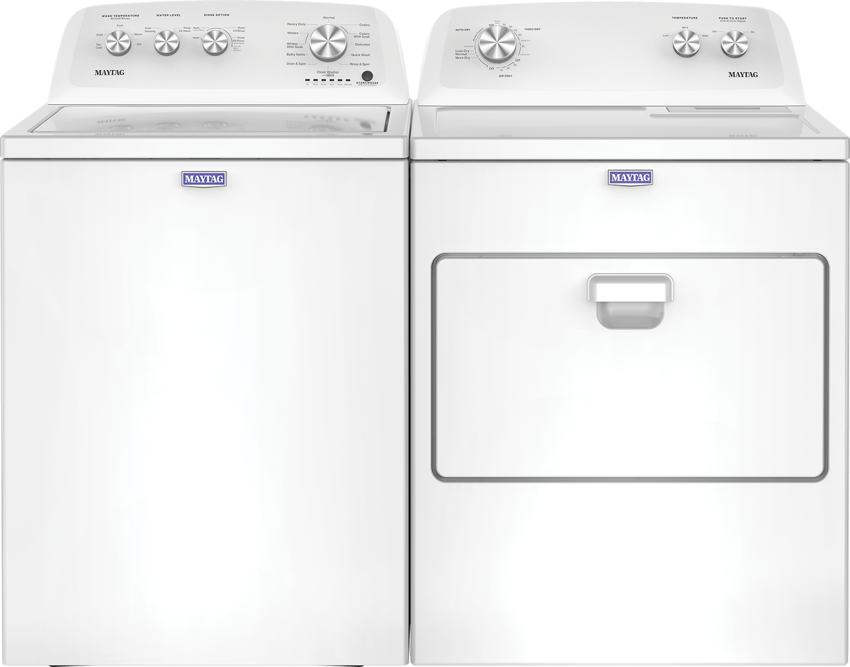 Maytag MVW4005SW Top Load Washer White | Plesser's Appliances