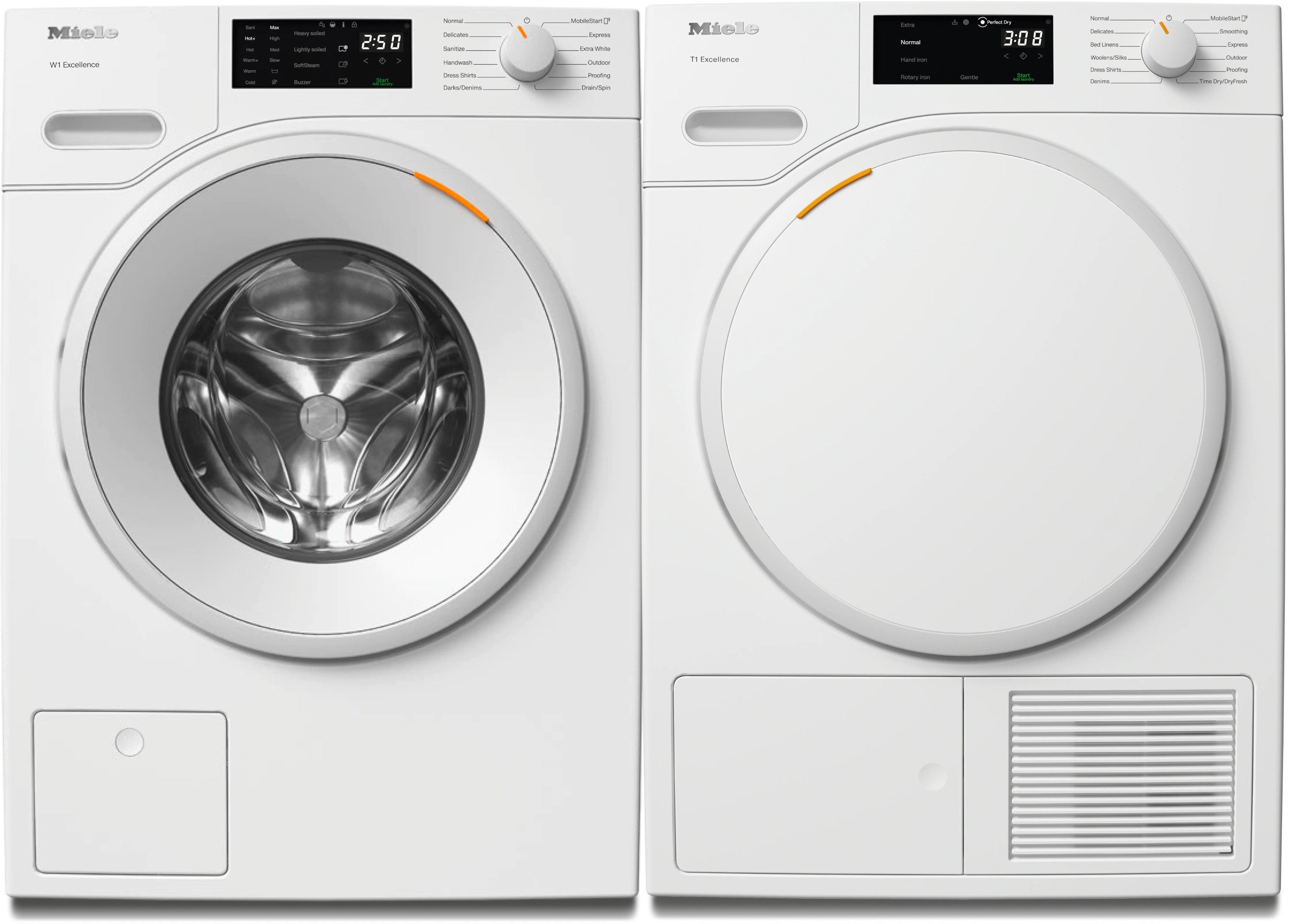Miele TXD160WP 24 Inch Smart Heat Pump Dryer Lotus White
