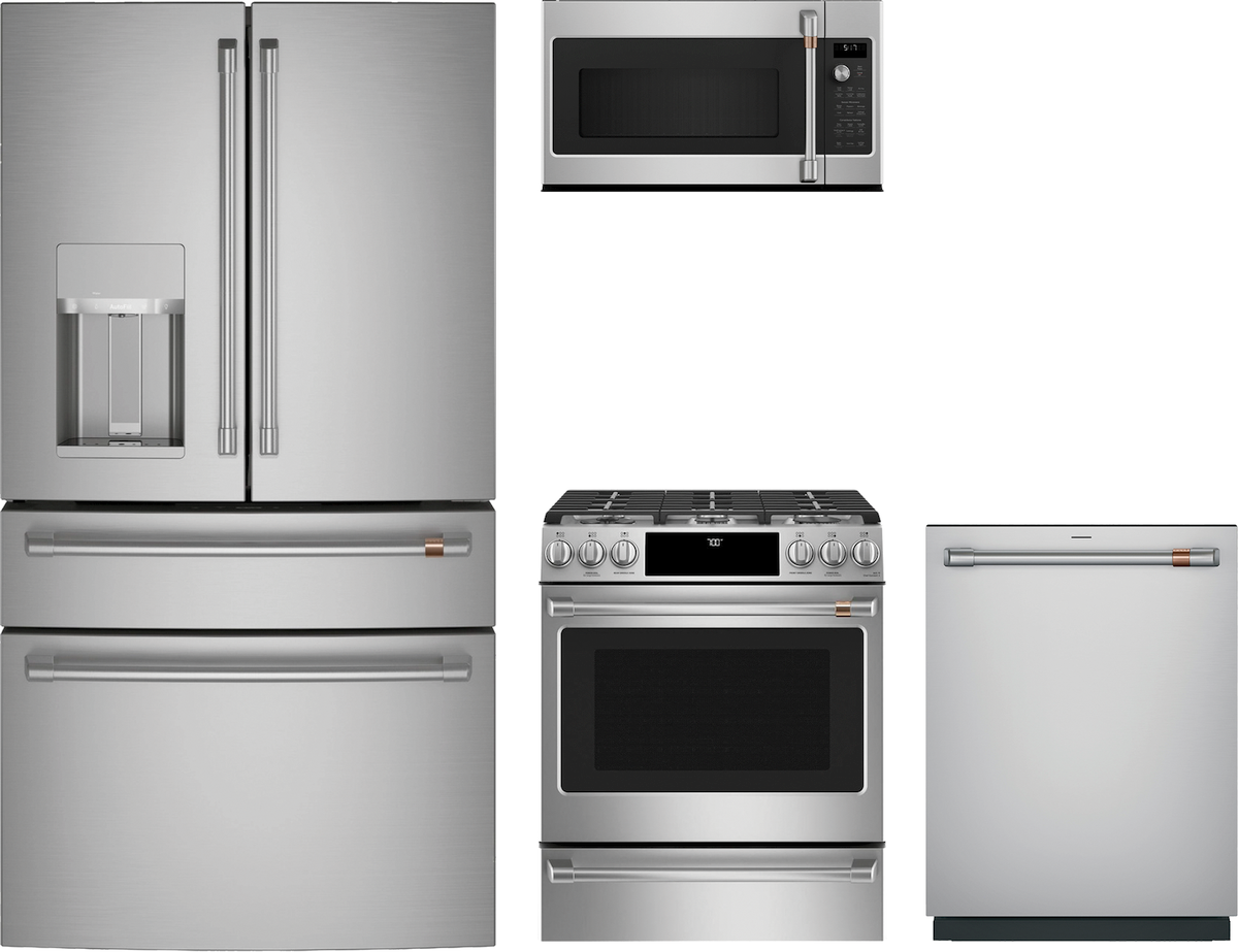 4 Piece Stainless Steel Dual Fuel Kitchen Package