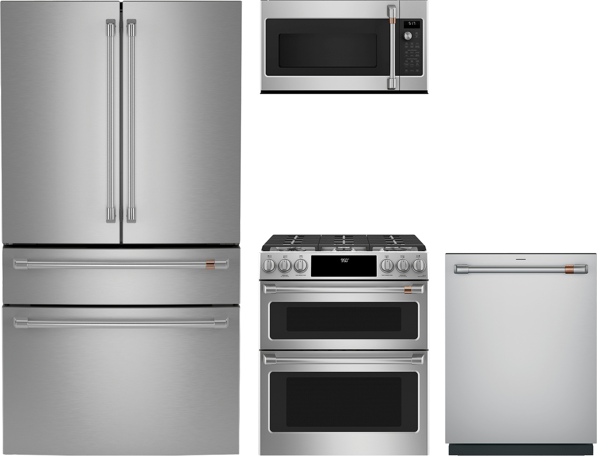 4 Piece Stainless Steel Dual Fuel Kitchen Package