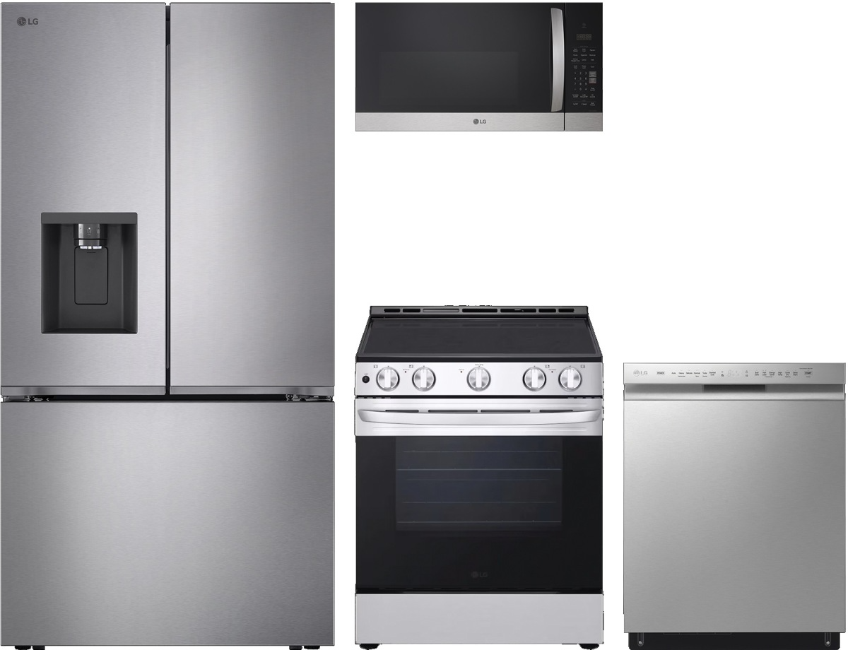 4 Piece Stainless Steel Electric Kitchen Package