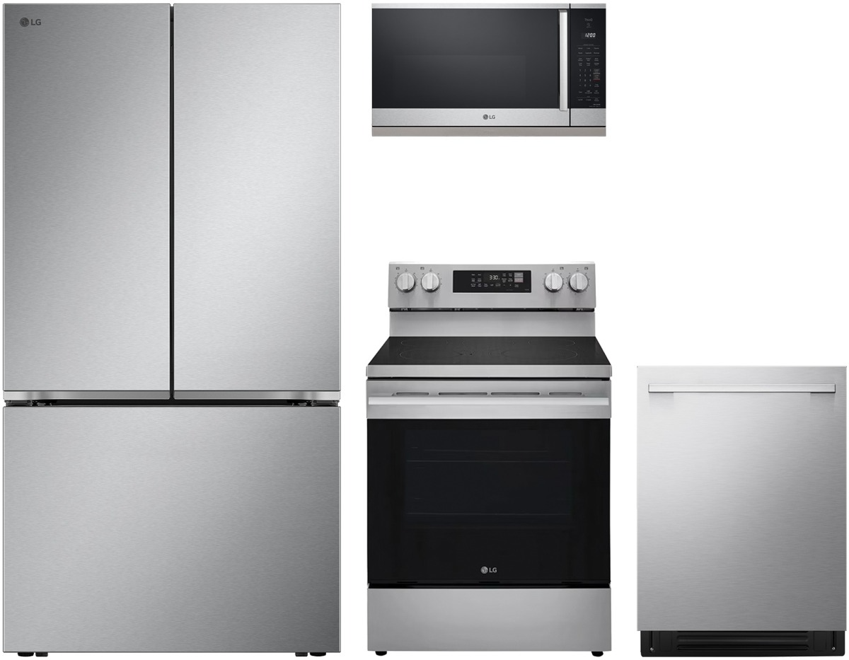 4 Piece Stainless Steel Electric Kitchen Package