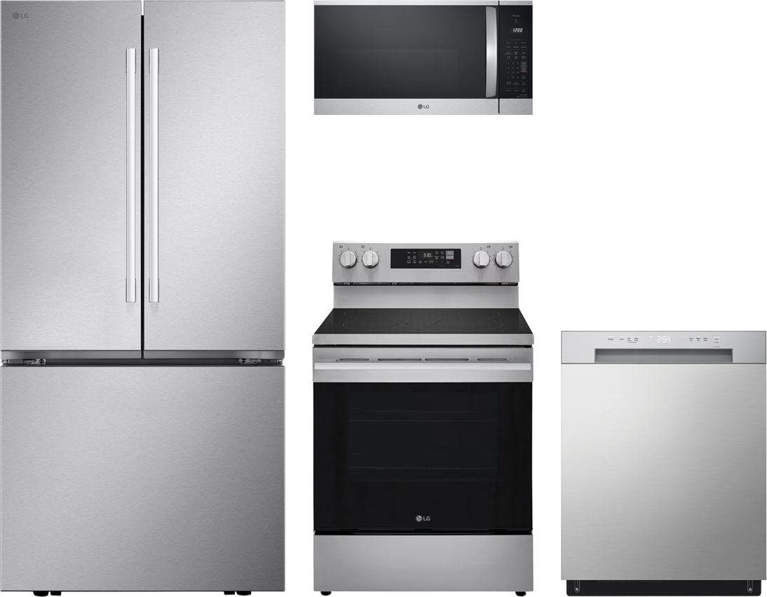 4 Piece Stainless Steel Electric Kitchen Package