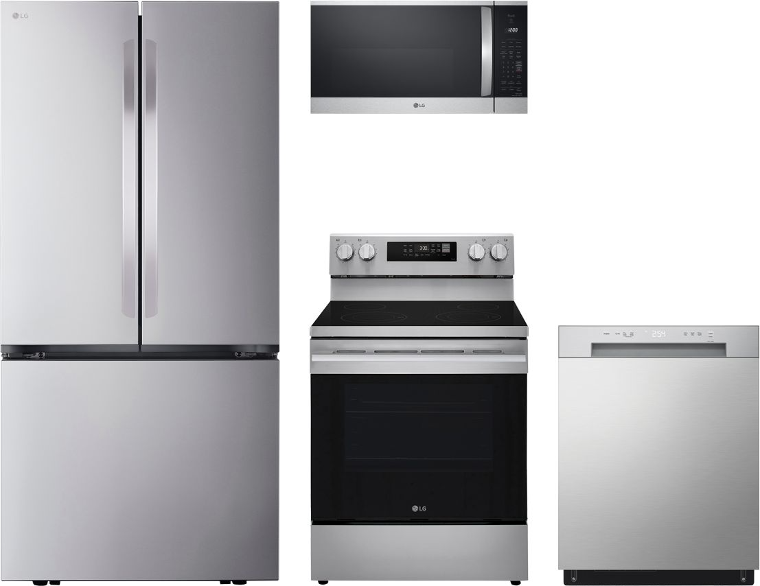 4 Piece Stainless Steel Electric Kitchen Package