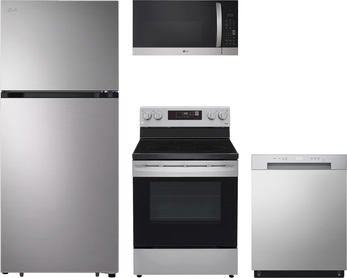 4 Piece Stainless Steel Electric Kitchen Package