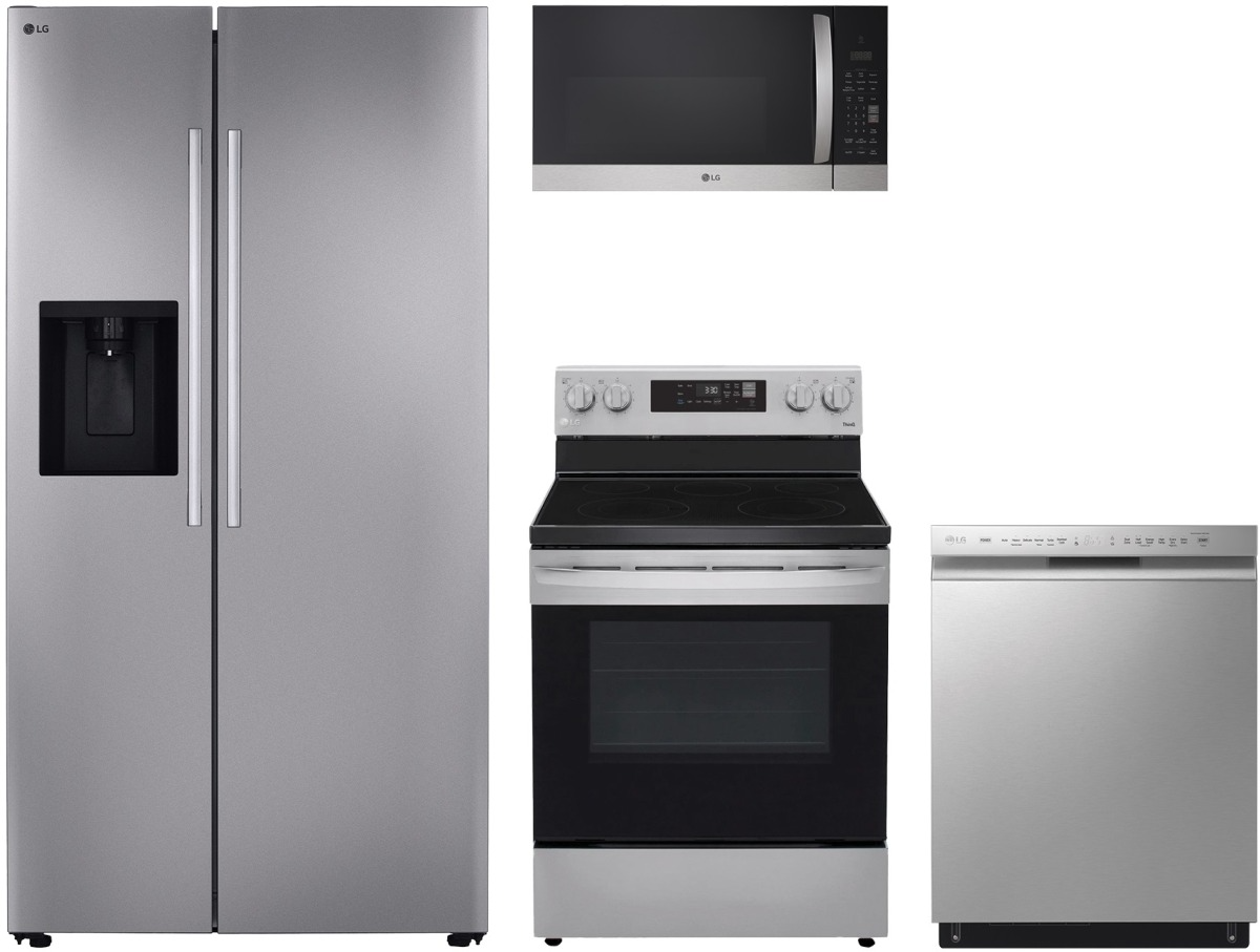 4 Piece Stainless Steel Electric Kitchen Package
