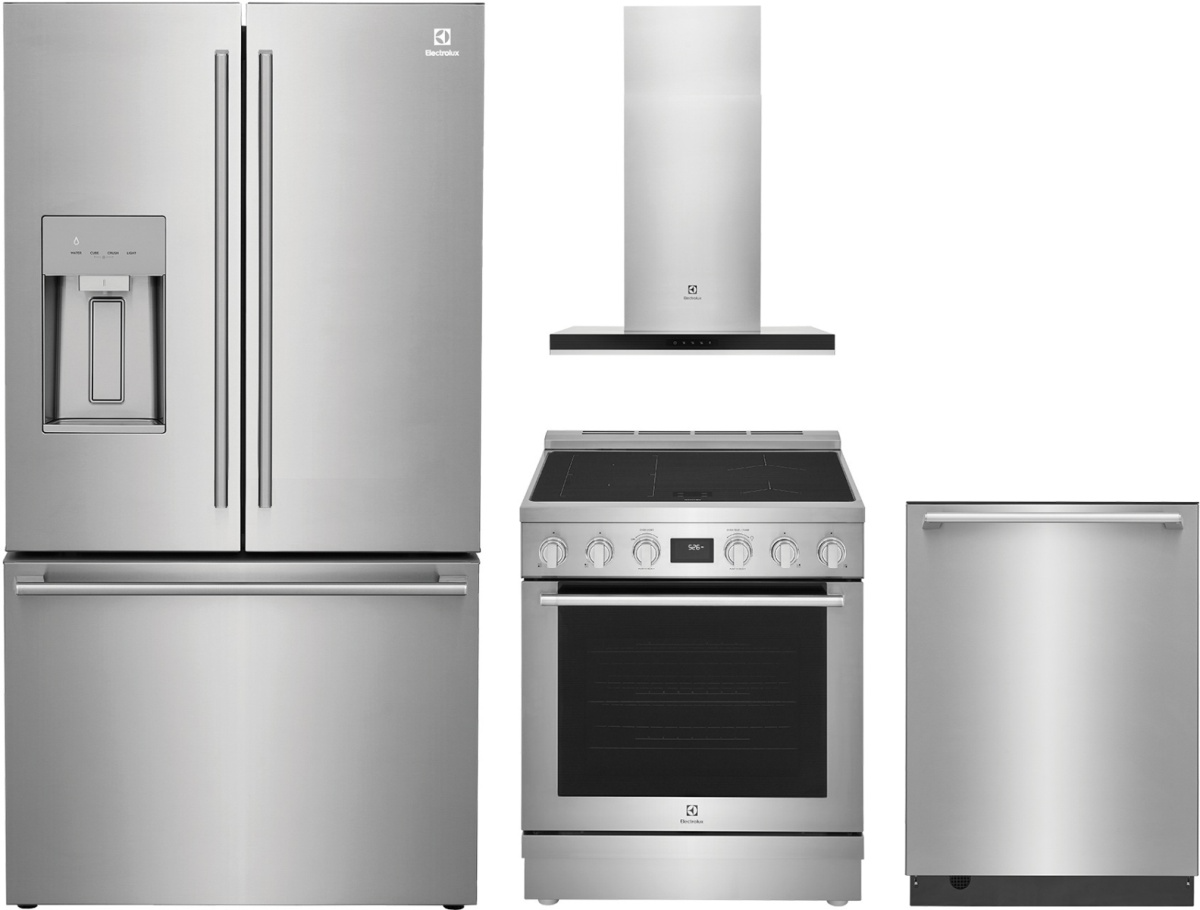 4 Piece Stainless Steel Electric Kitchen Package
