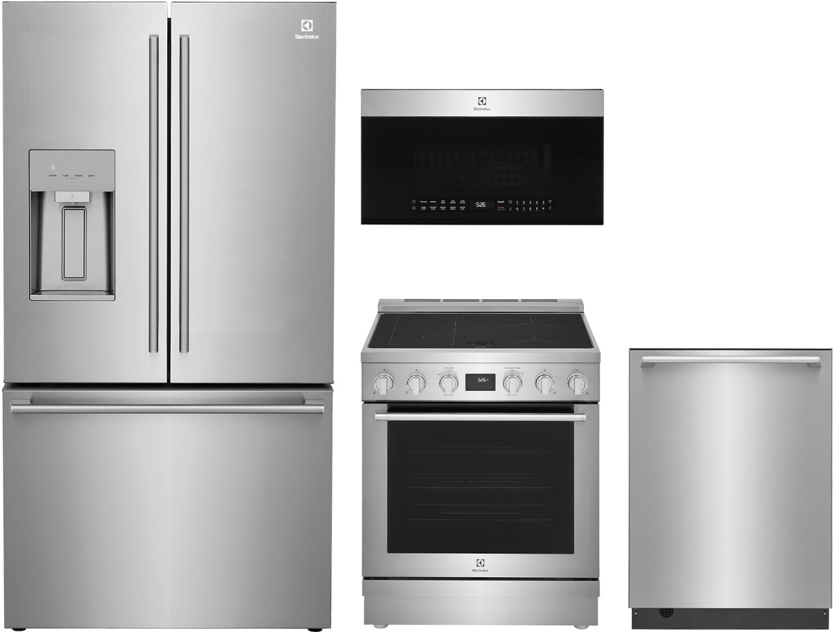 4 Piece Stainless Steel Electric Kitchen Package