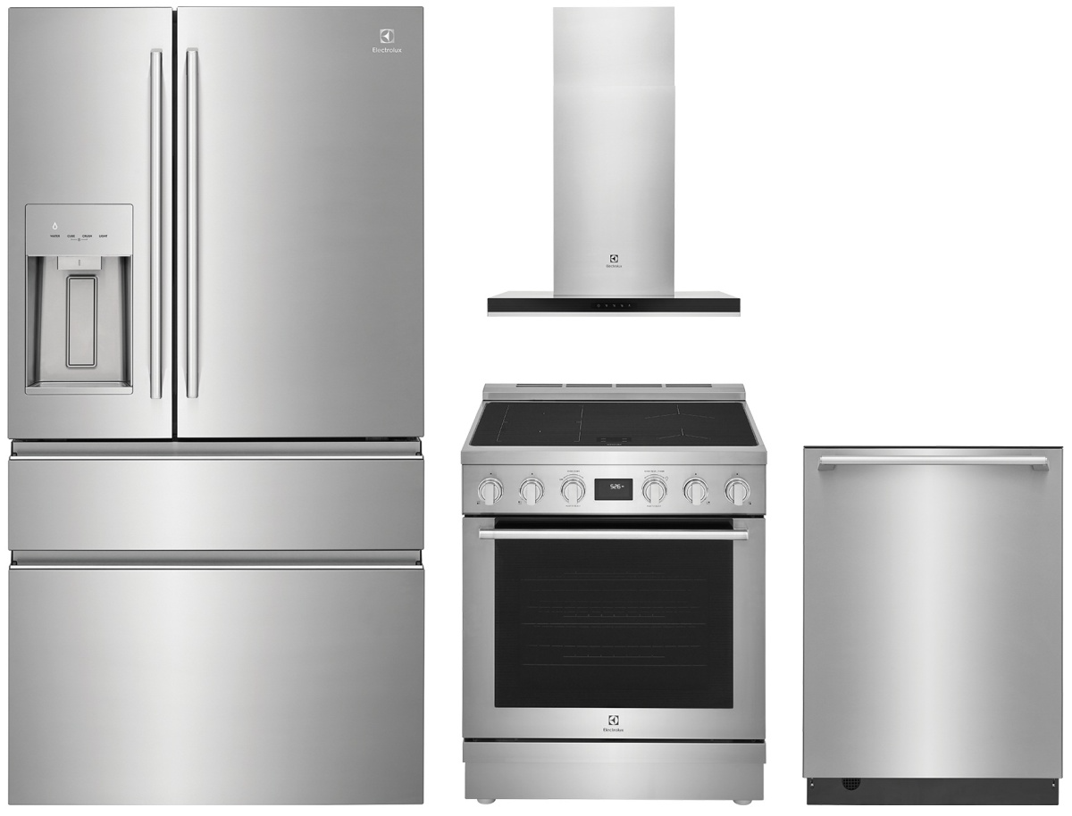 4 Piece Stainless Steel Electric Kitchen Package