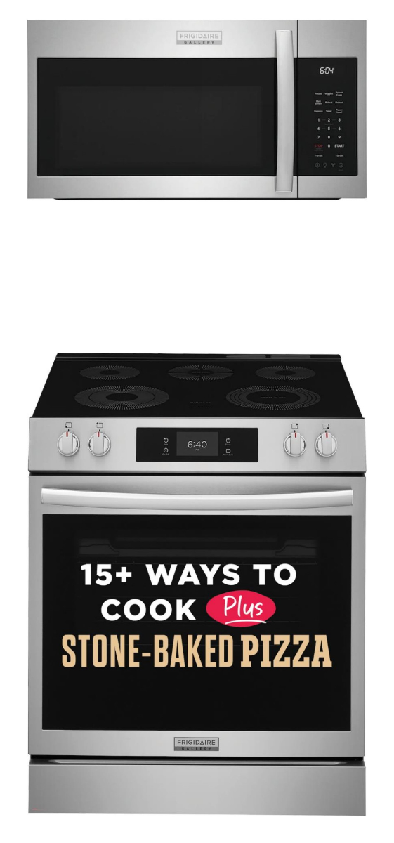 Gallery Series 2-Piece Electric Cooking Pair with Electric Range & Over-the-Range Microwave