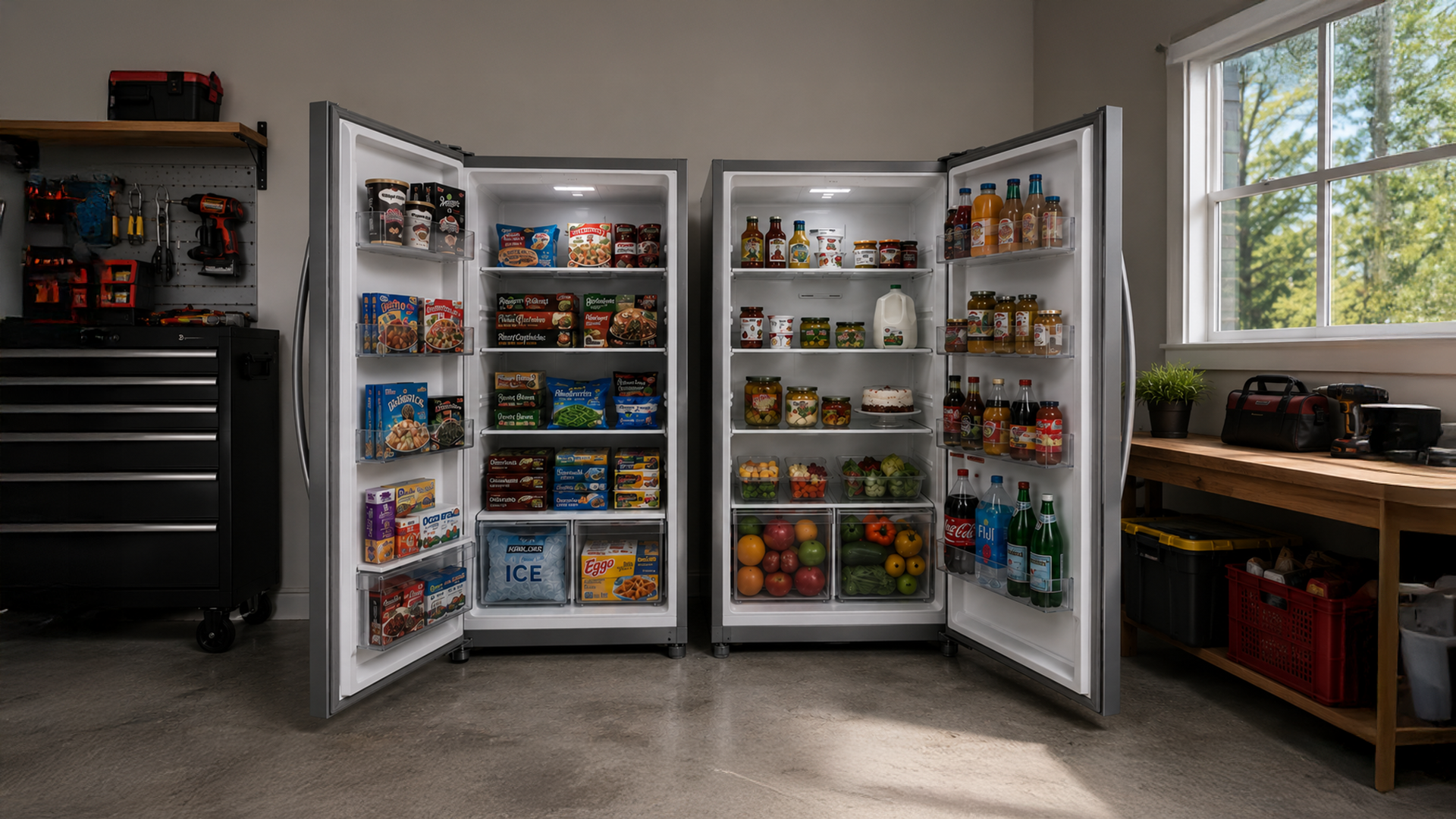 Discover Frigidaire’s new 21 cu. ft. convertible upright freezers, featuring garage-ready performance and the flexibility to switch from freezer to refrigerator.