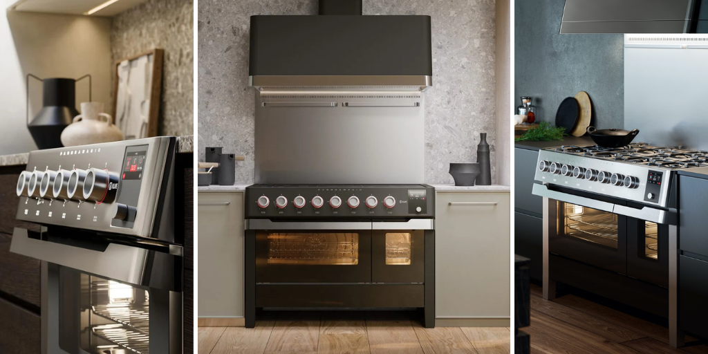 Experience the ILVE Panoramagic Series – Italian-crafted ranges and matching hoods that combine cutting-edge performance with bold, luxurious design.