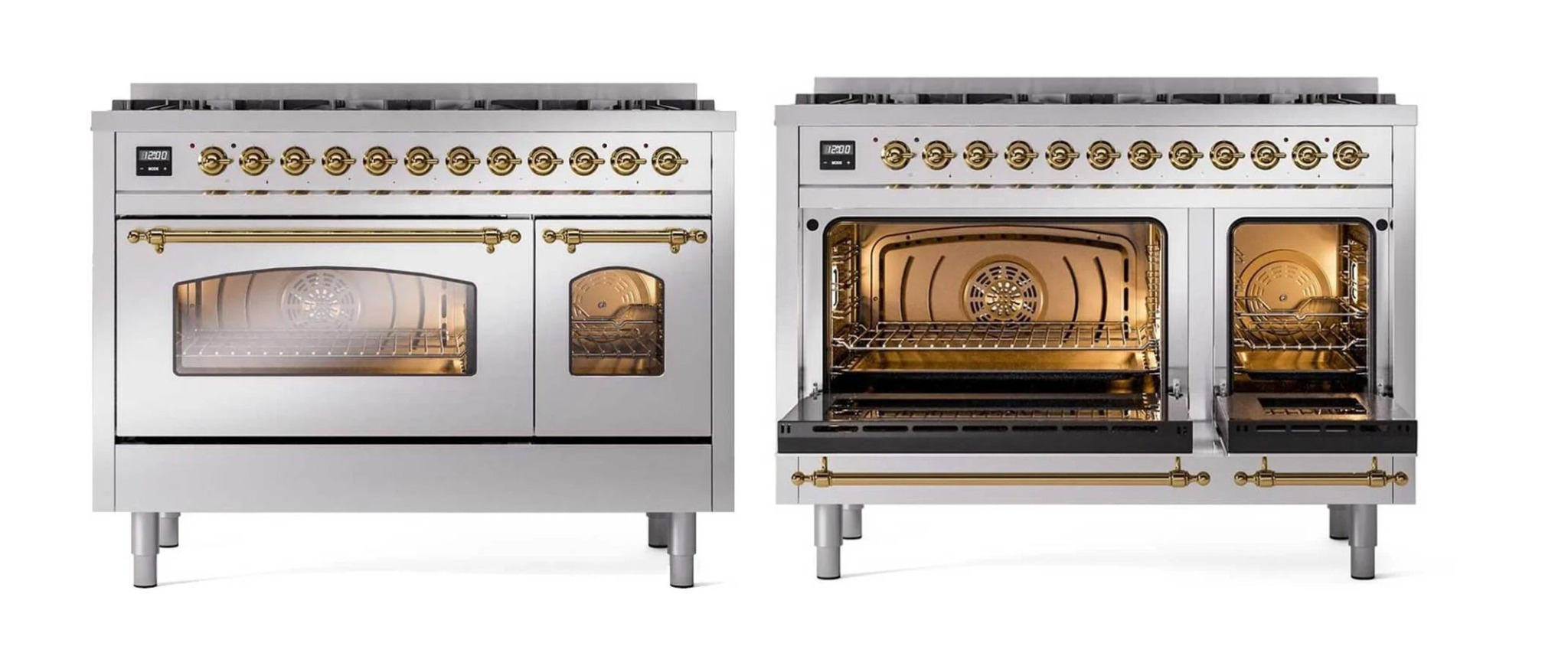 Experience the perfect blend of timeless Italian design and advanced cooking innovation with the ILVE Nostalgie II Limited Edition range. Elevate your kitchen with a handcrafted statement piece that offers professional performance, customizable details, and luxurious finishes.