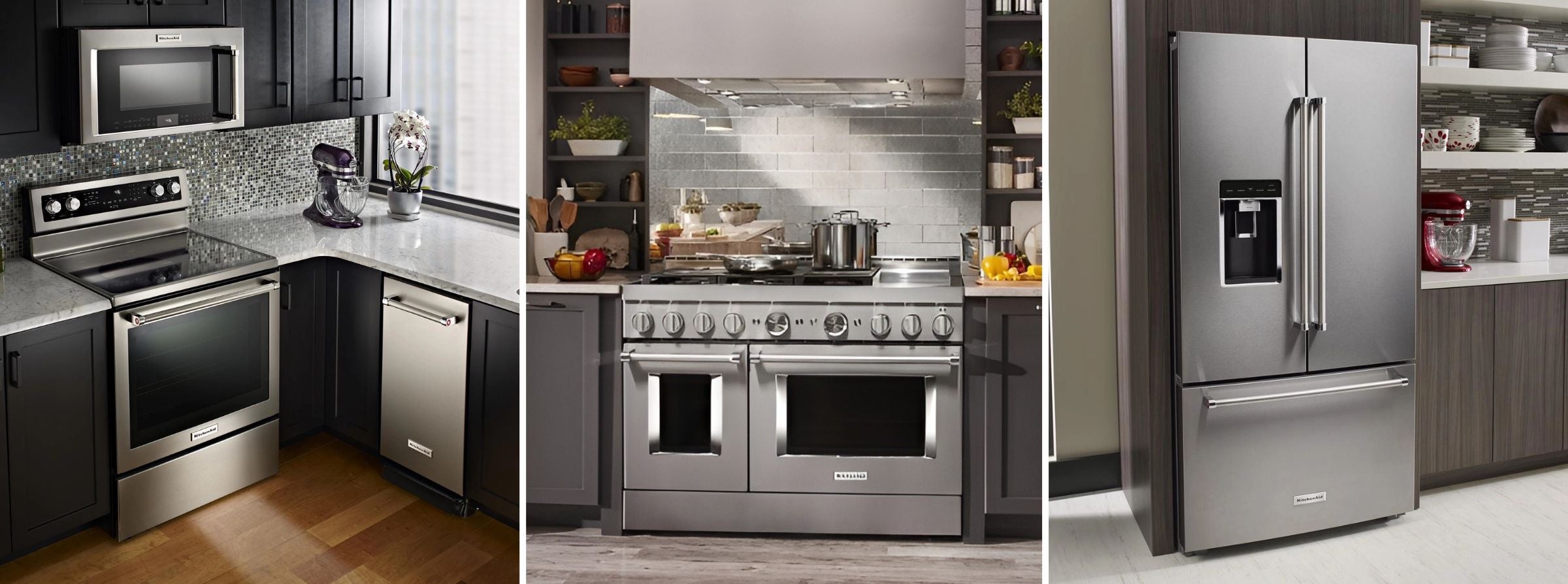 Kitchenaid Side By Side Refrigerators | Plesser's Appliances