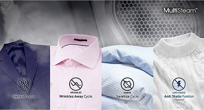 Samsung DVE55M9600V Multi Steam Technology