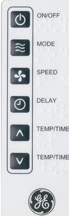 GE AKCQ12DCA Remote Control