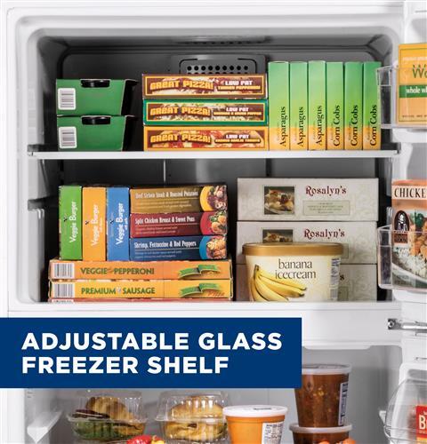 Adjustable Glass Freezer Shelf
