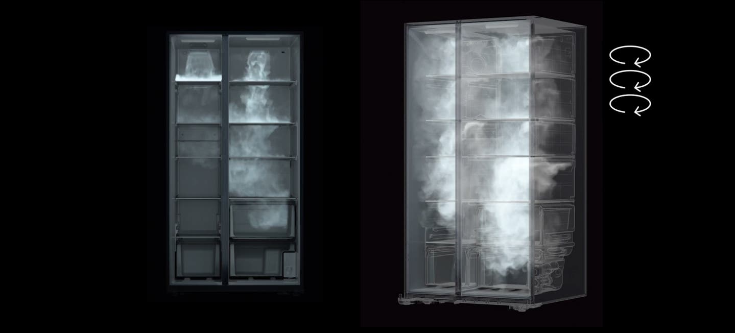 Samsung RS22T5561SG Keep It Cool With Even Air Circulation