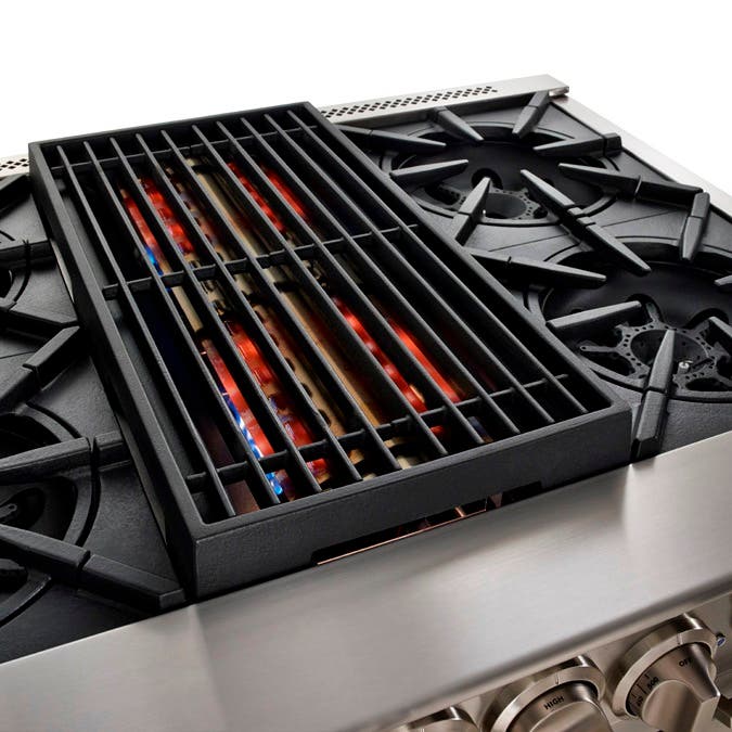 Bluestar BSPRT244B Interchangeable Griddle Charbroiler