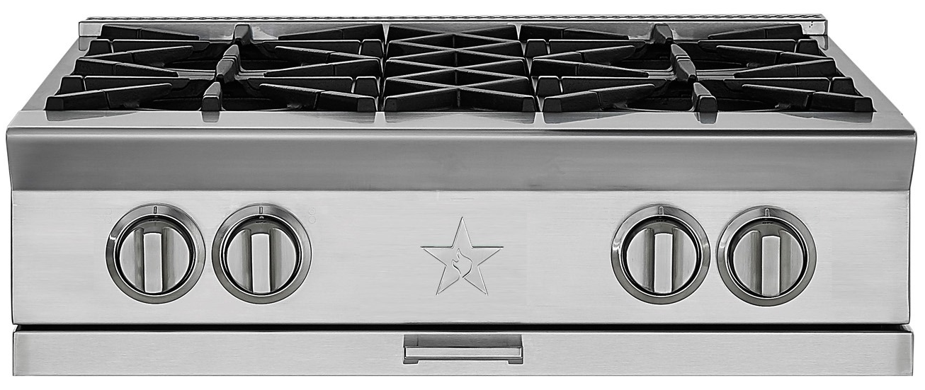 Bluestar RGTNB244BV2L Refined Design & Easier-to-clean Cooktop
