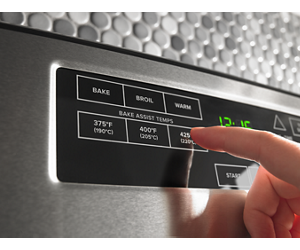 Whirlpool WFC315S0HB Bake Assist Temps