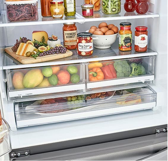 LG LFCC23596S Keeps Produce Fresh Up To 2x Longer
