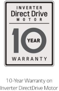 LG WM3499HVA 10 Year Warranty On Inverter Directdrive Motor