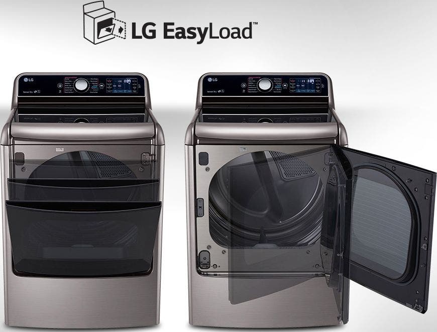 LG DLEX7800WE Load & Unload Easier Than Ever