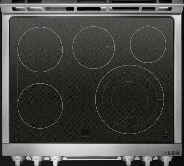 LG LUTE4619SN Lg's Fastest Boiling Cooktop Elements