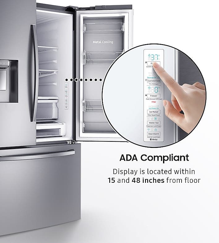 Samsung RF23R6301SR Accessibility (ada Compliant)