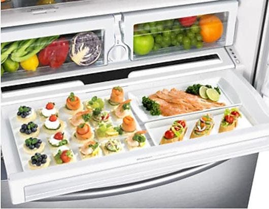 Samsung RF28HFEDTSR Coolselect Pantry