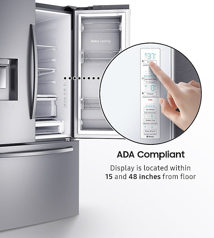 Samsung RF28R6241SR Accessibility (ada Compliant)