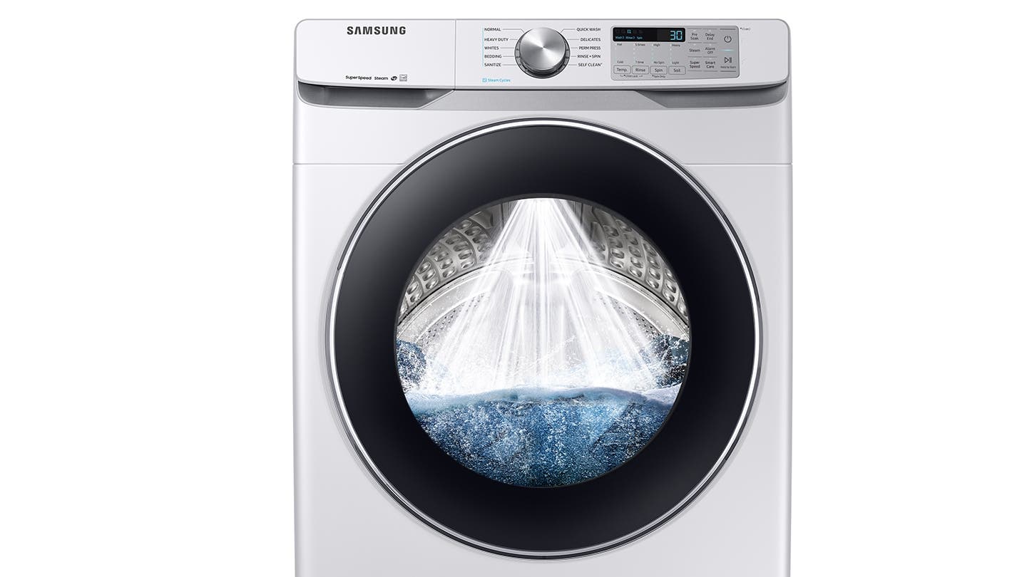 Samsung WF45T6200AW Wash A Full Load In 30 Minutes