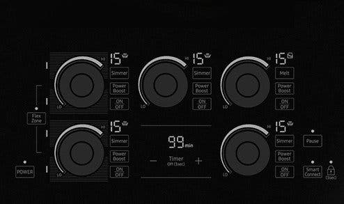 Dacor DTI36P876BB Intuitive Glass Touch Control