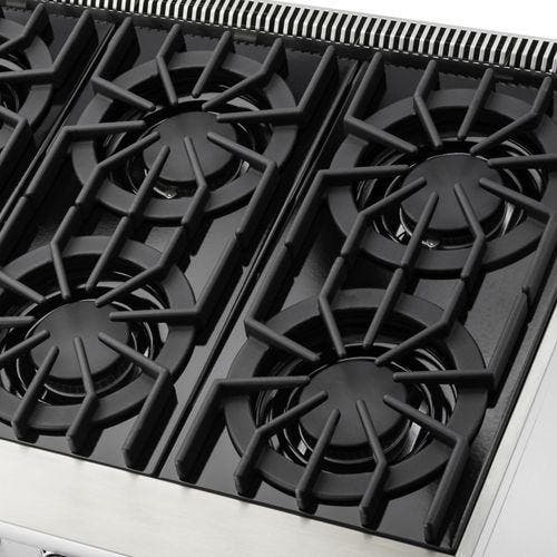 Viking VGIC53024BSS Commercial Type Stainless Steel Open Burners