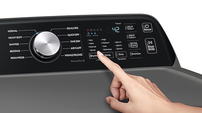 Samsung DVG45T3400P 10 Preset Drying Cycles