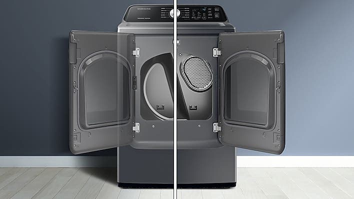 Samsung DVG45T3400P Reversible Dryer Door