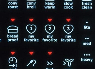 Electrolux EW30EW55PS 3 My Favorite Settings