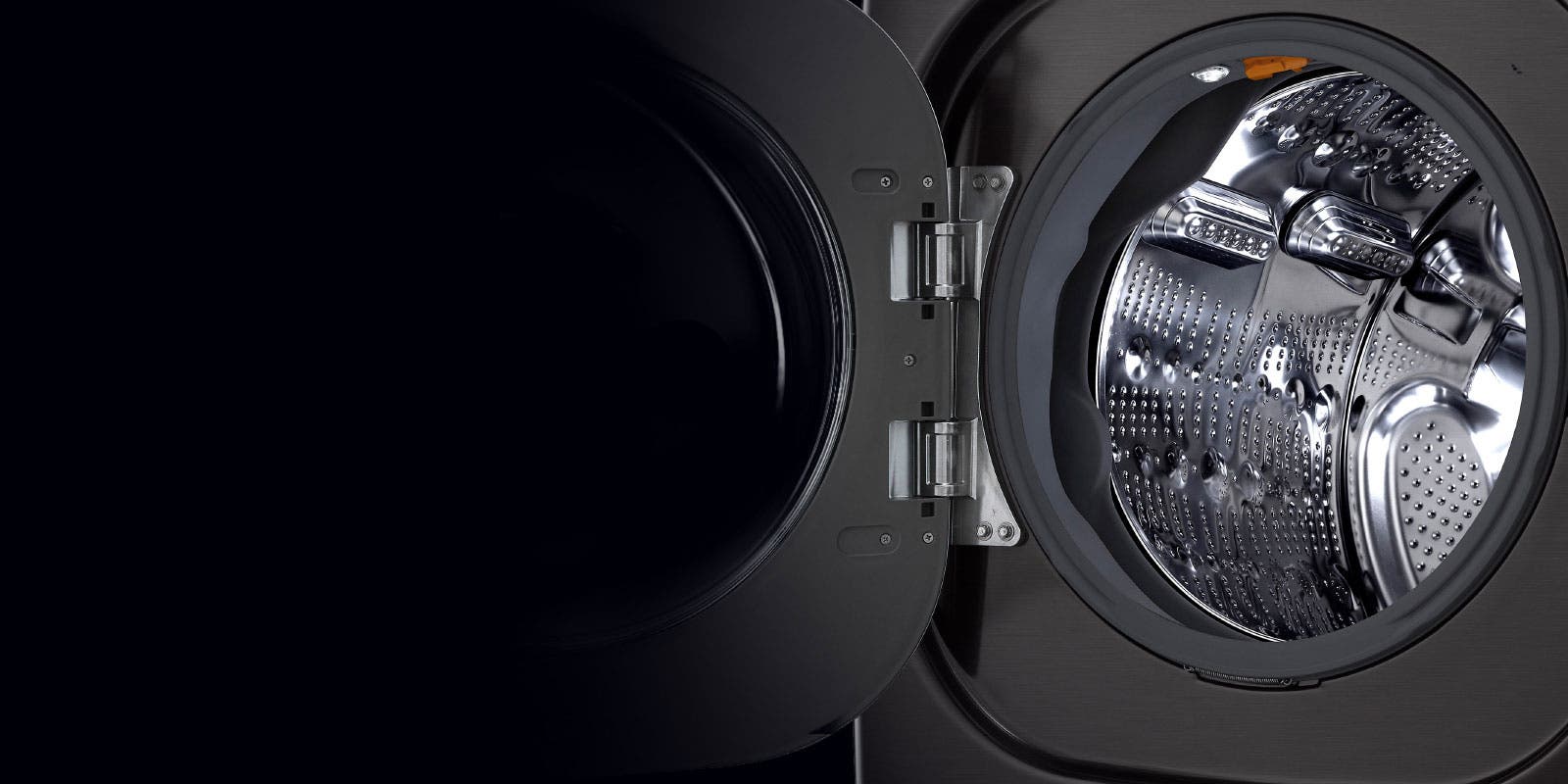 LG WM4500HBA Smooth Surface Helps Prevent Snags