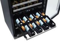 Zephyr PRW24C01BG Full-extension, Black Wood Racks