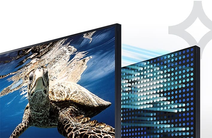 Samsung Electronics QN75LST7TAFXZA Witness Fine Details In Dark And Light