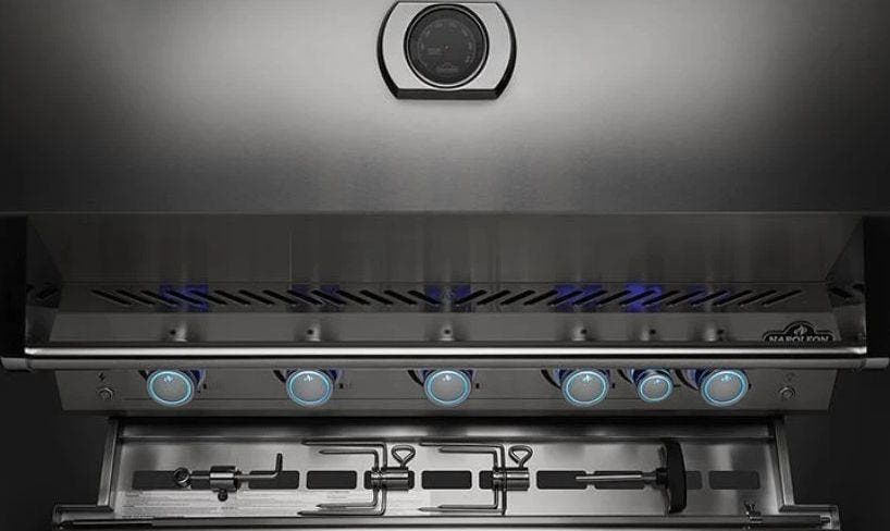 Napoleon BIG44RBNSS Integrated Storage For Rotisserie Kit