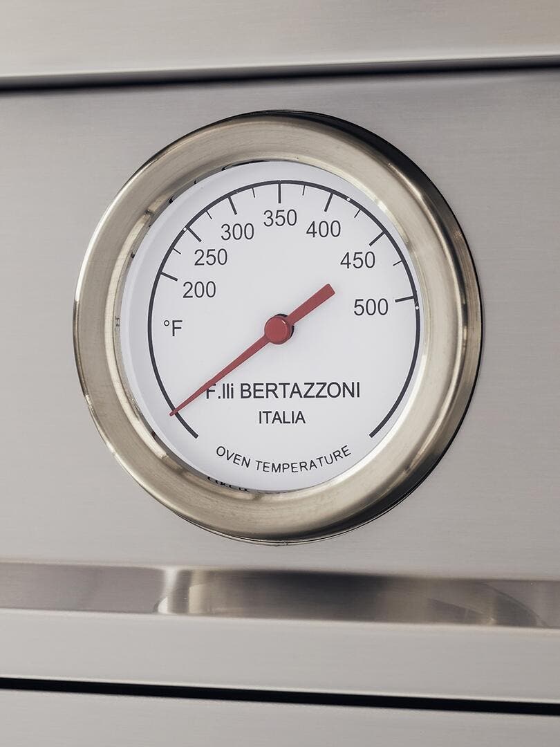Bertazzoni MAST365GASBIELP Elegant Temperature Gauge