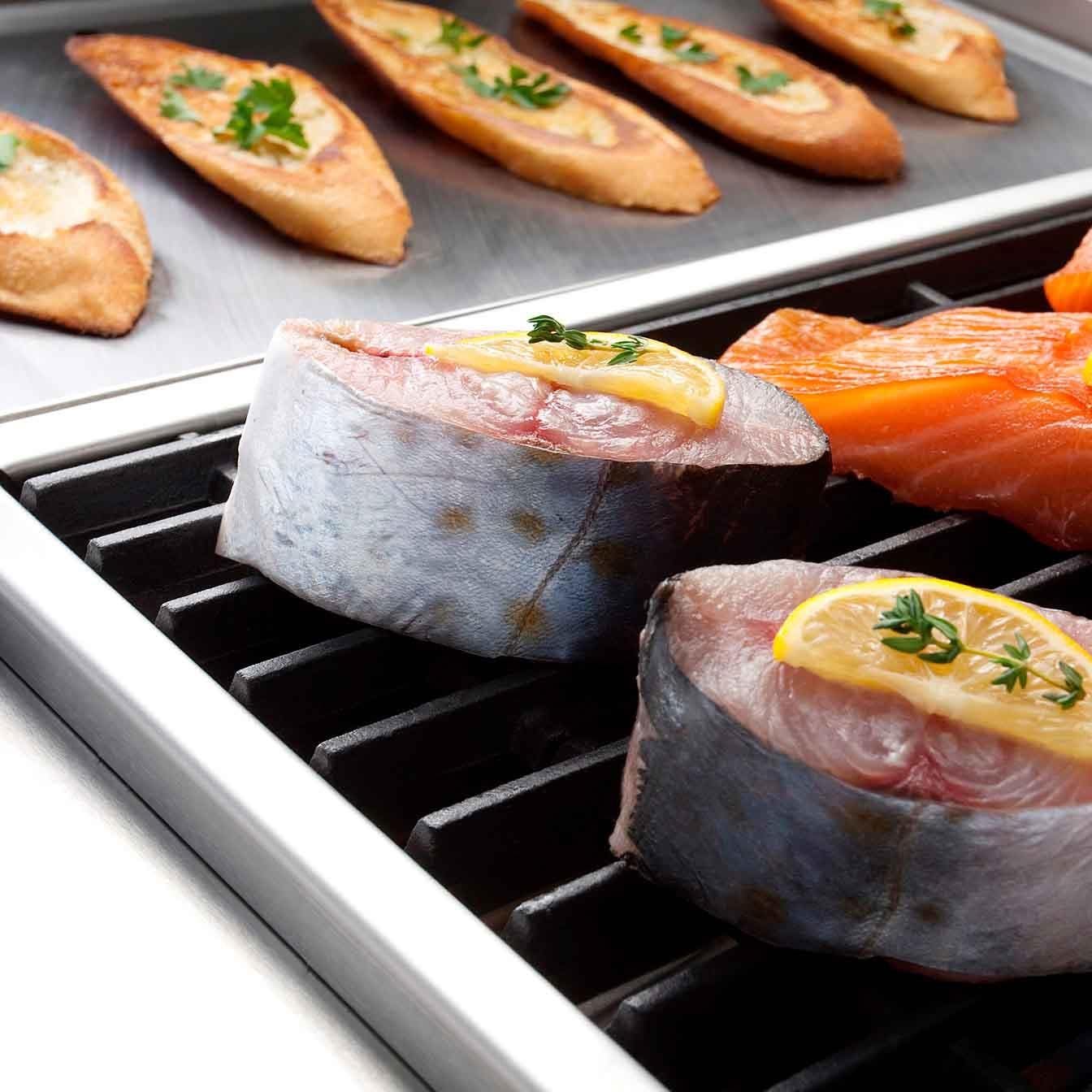 Bluestar RNB606GBV2CF Integrated Cooktop Options