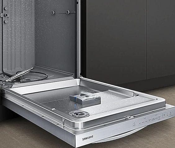 Samsung DW80R2031UG Stainless Steel Door