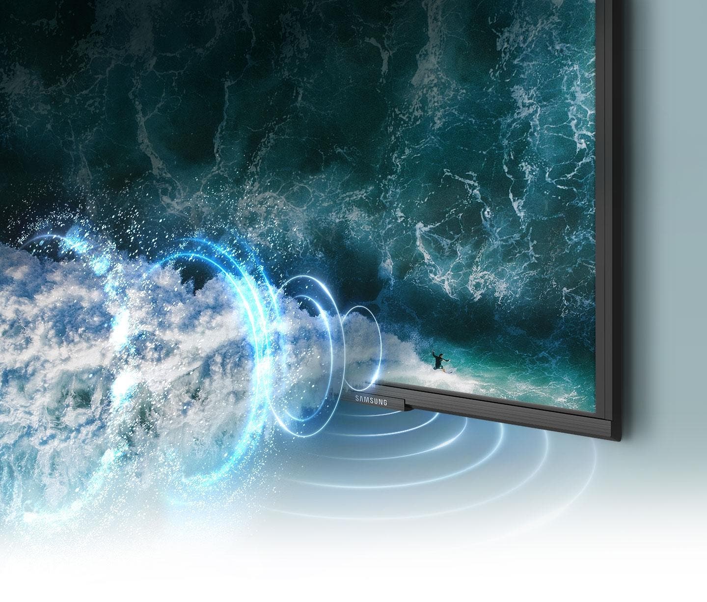 Samsung Electronics QN65Q60AAFXZA Sound That Virtually Tracks The Action