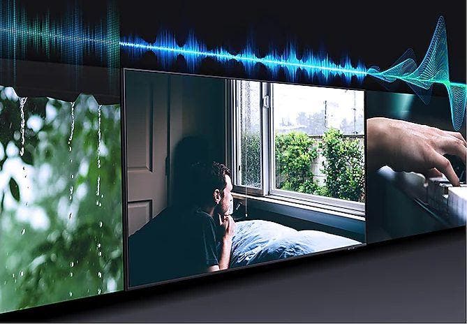 Samsung Electronics QN65Q60AAFXZA Audio That's Fine-tuned To Your Content
