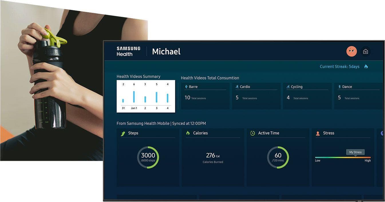 Samsung Electronics QN65Q60AAFXZA Health Starts At Home