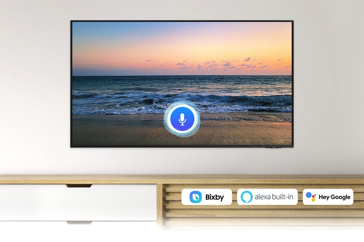 Samsung Electronics UN65AU8000FXZA Built-in Voice Assistants